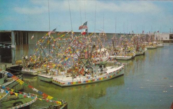 Texas Galveston Annual Blessing Of The Shrimp Fleet