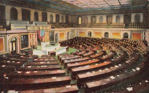U.S. House of Representatives, Washington, D.C., early postcard, unused