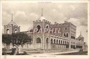Old Postcard La Cote Basque Hendaye Casino Tram