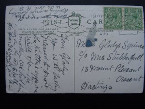 Rural Life FILLING WATER BARREL BY THE RIVERS RIM c1921 Postcard