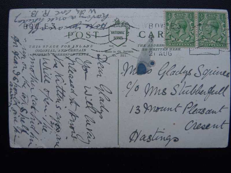 Rural Life FILLING WATER BARREL BY THE RIVERS RIM c1921 Postcard