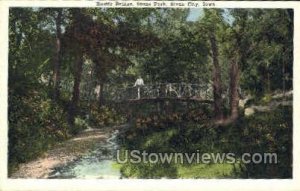 Rustic Bridge in Stone Park - Sioux City, Iowa IA