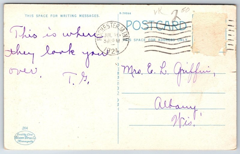 Rochester Minnesota~Medical Block From Corner~Vintage Postcard