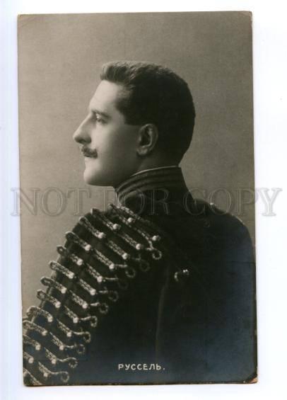 175441 ROUSSEL French OPERA Singer HUSSAR Vintage PHOTO PC