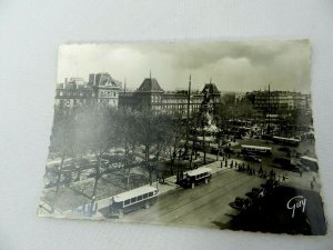 Vintage Postcard La Place de la Republique Paris ET SES Merveilles France Guy