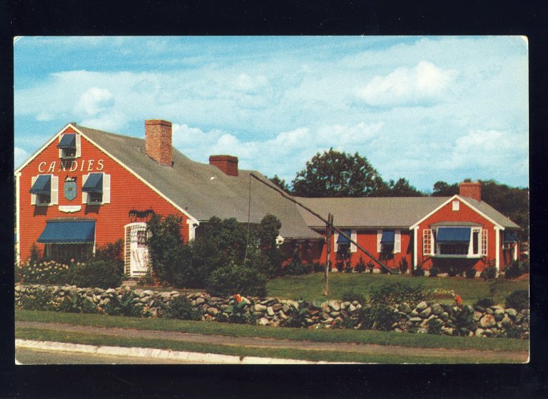Danvers, Massachusetts/MA/Mass Postcard, Home Of Putnam Pantry Candies
