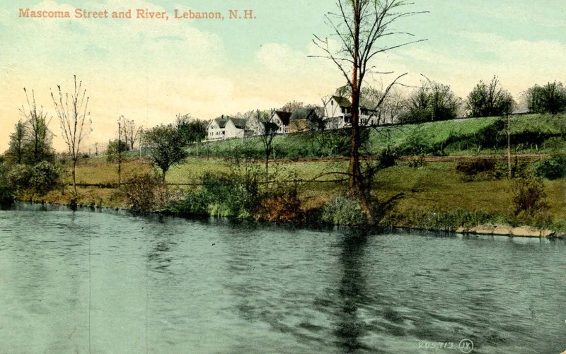 NH - Lebanon. Mascoma River & Mascoma Street