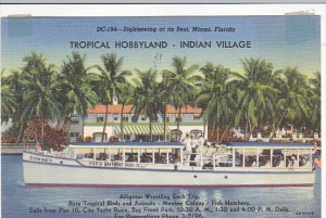 Sightseeing At Its Best Tropical Hobbyland Indian Village Miami Florida 1947 ...