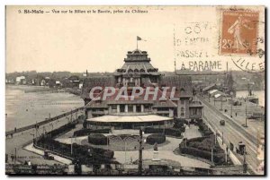 Old Postcard St Malo View Of The Furrow And Basin Jack Du Chateau