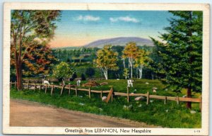 M-34270 Greetings from Lebanon New Hampshire