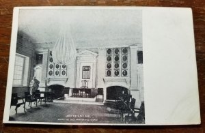 RPPC Inside Independence Hall, Philadelphia PA