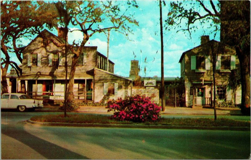 Savannah Georgia GA Pirates House Street View UNP Unused Vtg Chrome Postcard