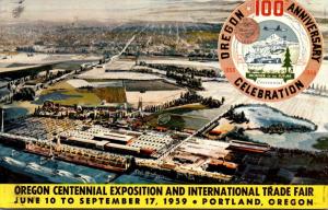 Oregon Portland Oregon Centennial Exposition and International Trade Fair 1959