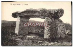 Old Postcard Dolmen Megalith Brantome