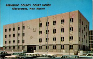 Vtg Bernilillo County Court House Albuquerque New Mexico NM Postcard