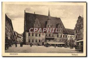 Old Postcard Meissen Rathaus