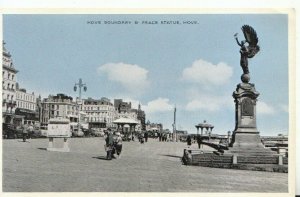 Sussex Postcard - Hove Boundary & Peace Statue - Hove - Ref 20074A