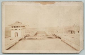 RPPC~Gatun Locks Looking Seaward~Panama Canal~c1920