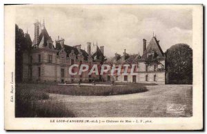 Old Postcard Lion D & # 39Angers Chateau Du Mas