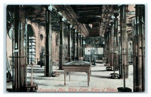 Tower of London White Tower Interior Banquet Hall London UK Postcard