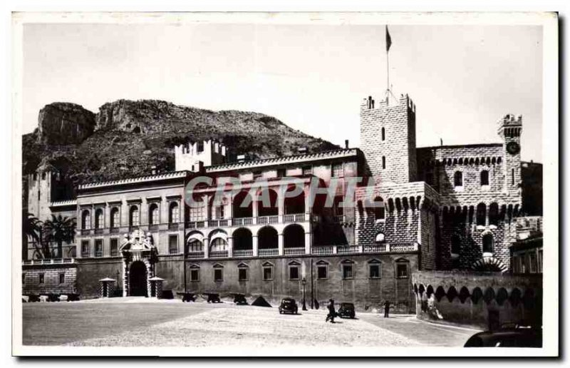 Old Postcard Principality of Monaco Palace