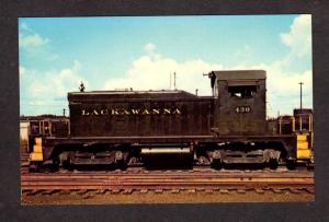 Diesel Lackawanna Railroad Train Engine Locomotive No 430 Postcard PC Switcher