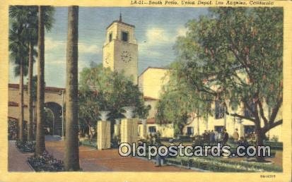 Union Depot, Los Angeles, CA, USA Depot Railroad 1951 