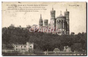 Lyon Old Postcard Apse of the new church Fourviere