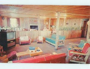 Unused Pre-1980 COVERED WAGON LODGE MOTEL Vincennes Indiana IN s1764