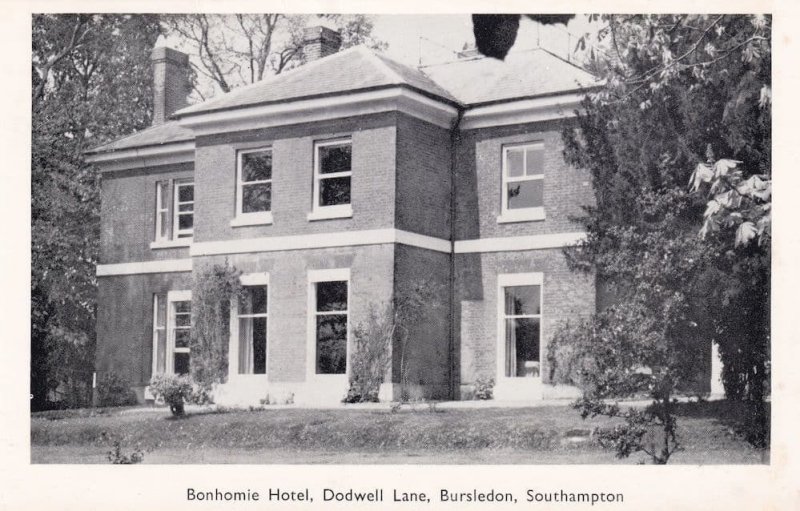 Bonhomie Hotel Burlesdon Southampton Antique Postcard