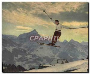 Old Postcard of Sports & # 39hiver Ski Jumping