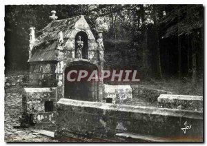 Postcard Modern Britain Daoulas The sacred granite fountain that Abbe Olivier...