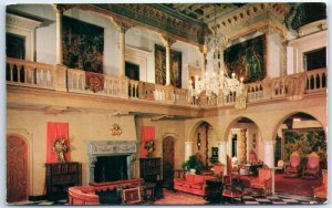 Postcard - The great hall, John Ringling Residence - Sarasota, Florida