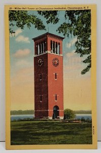 Chautauqua N.Y. Miller Bell Tower Postcard B1