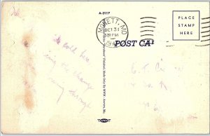 C.1910 U. S. Post Office, Monett, Mo. Vintage Postcard P135 