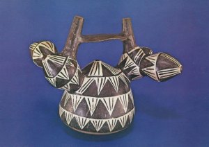 Cantaro Nazca Culture Peru Achira Craft Primitive Art Postcard