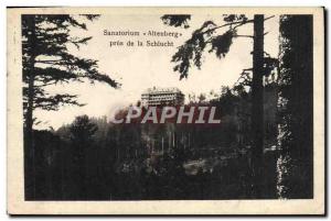 Old Postcard Sanatorium Altenberg near the Schlucht