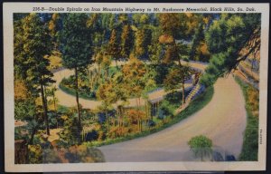 Black Hills, SD - Double Spirals on Iron Mountain Highway to Mt. Rushmore