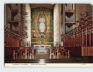 Postcard Choir And Sanctuary, Coventry Cathedral, Coventry, England