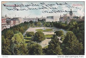 Kungstradgarden, Stockholm, Sweden, PU-1906