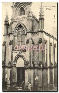 Old Postcard Luc Sur Mer Old Church Luc L