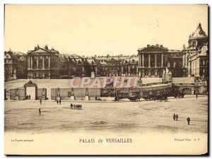 Postcard Old Grand Versailles Palace Format The facade principale 28 * 21 cm