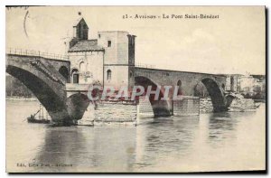 Postcard Old Avignon (Vaucluse) Le Pont d'Avignon