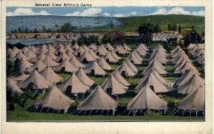 General View Military Camp - Dayton, Ohio