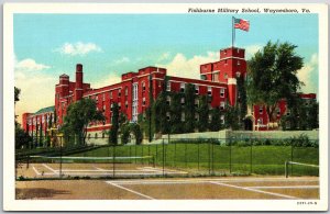 Waynesboro Virginia VA, Fishburne Military School Building, Vintage Postcard