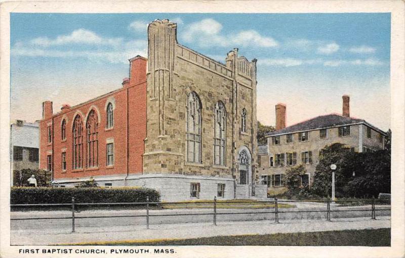 Massachusetts  Plymouth     First Baptist Church