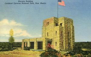 NM - Carlsbad Caverns National Park. Elevator Building