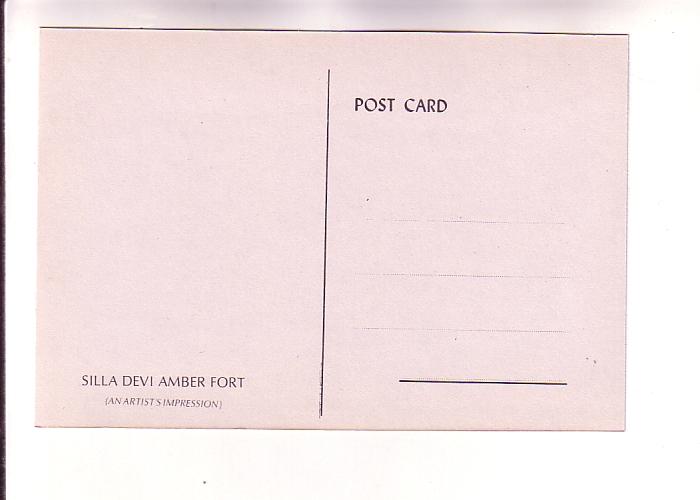 An Artitst's Impression, Silla Devi Amber Fort, Jiapur, India