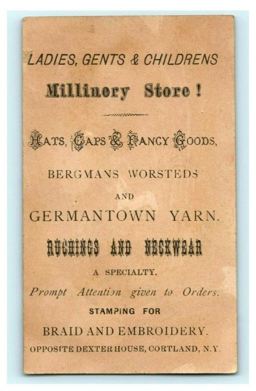 1870s Bergmans Worsteds & Germantown Yarn Cortland, NY P101