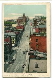 California Street Hill San Francisco CA 1907 postcard